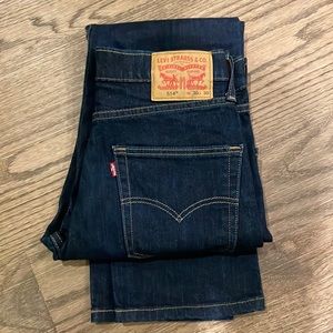 Levi 514 Dark Blue Jeans. Brand new, no tag.